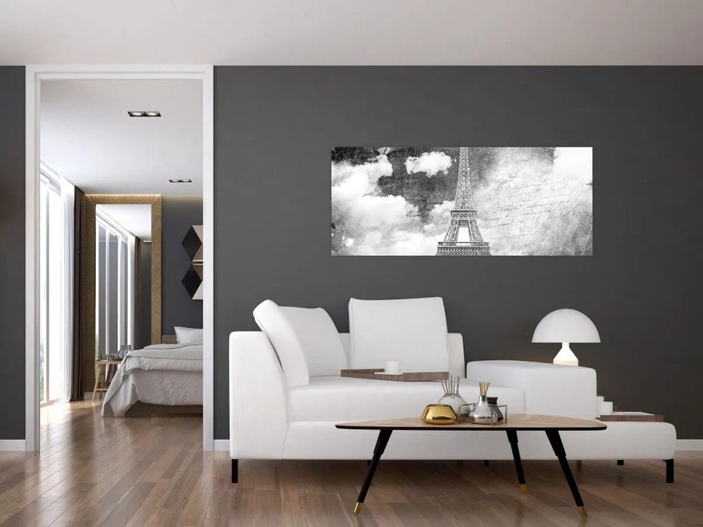 Tablou - Carte poștală de epocă a orașului N⁰3 (120x50 cm)