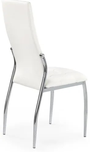 Scaun de masă WARMIS, 1 buc., alb