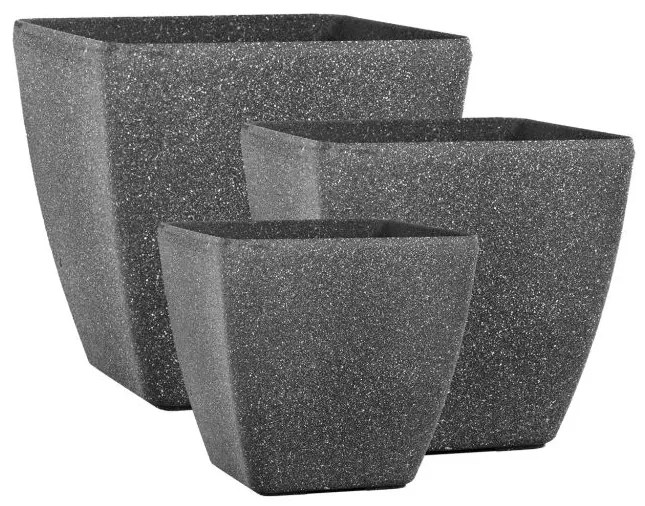 Ghiveci de flori G21 Cub industrial, 35x34x35