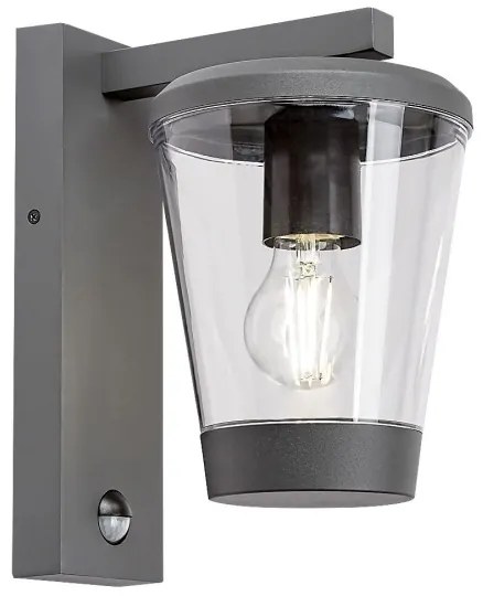 Lampă de perete de exterior cu senzor SAVANO 1xE27/40W/230V IP44 Rabalux 7267