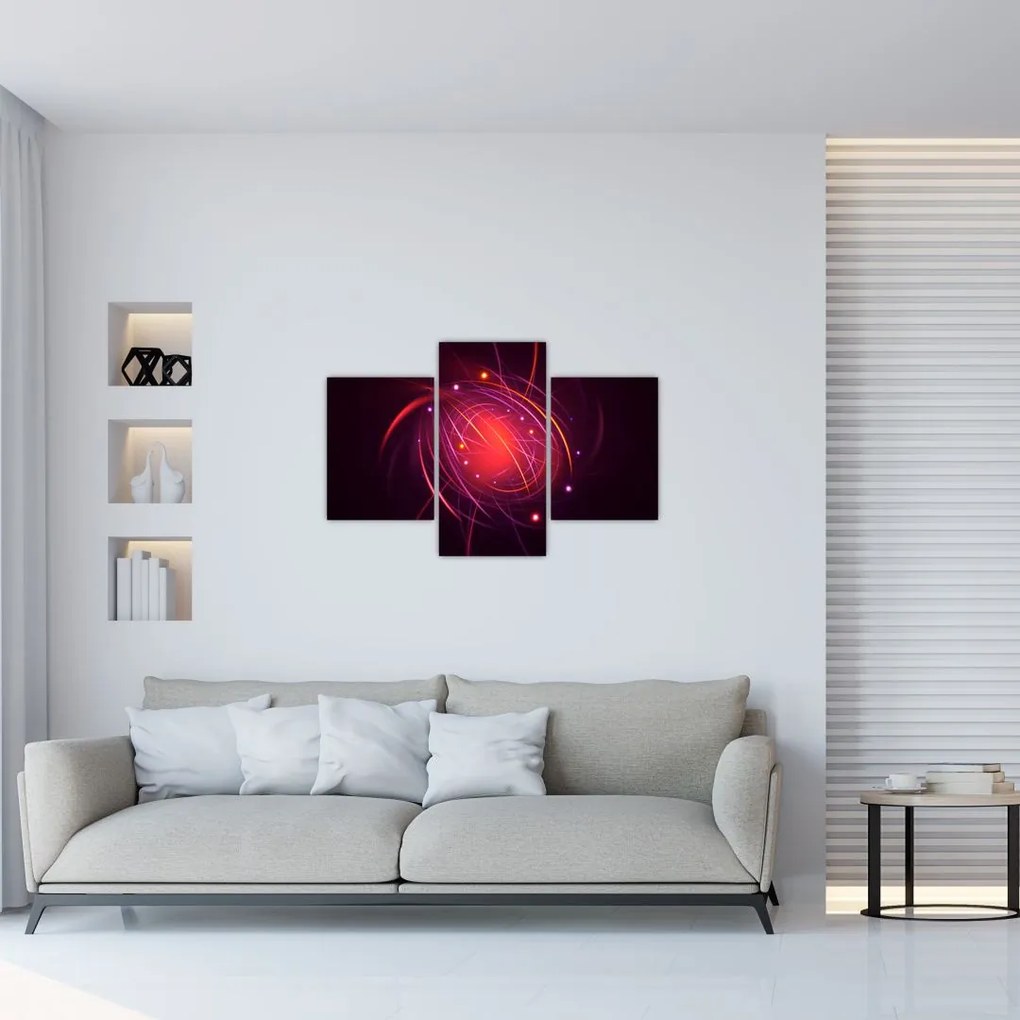 Tabloul modern cu abstacțiune (90x60 cm)