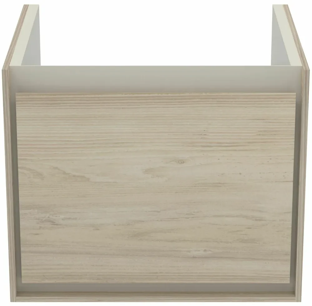 Dulap suspendat pentru lavoar maro deschis lemn Ideal Standard Connect Air Cube 48.5 cm