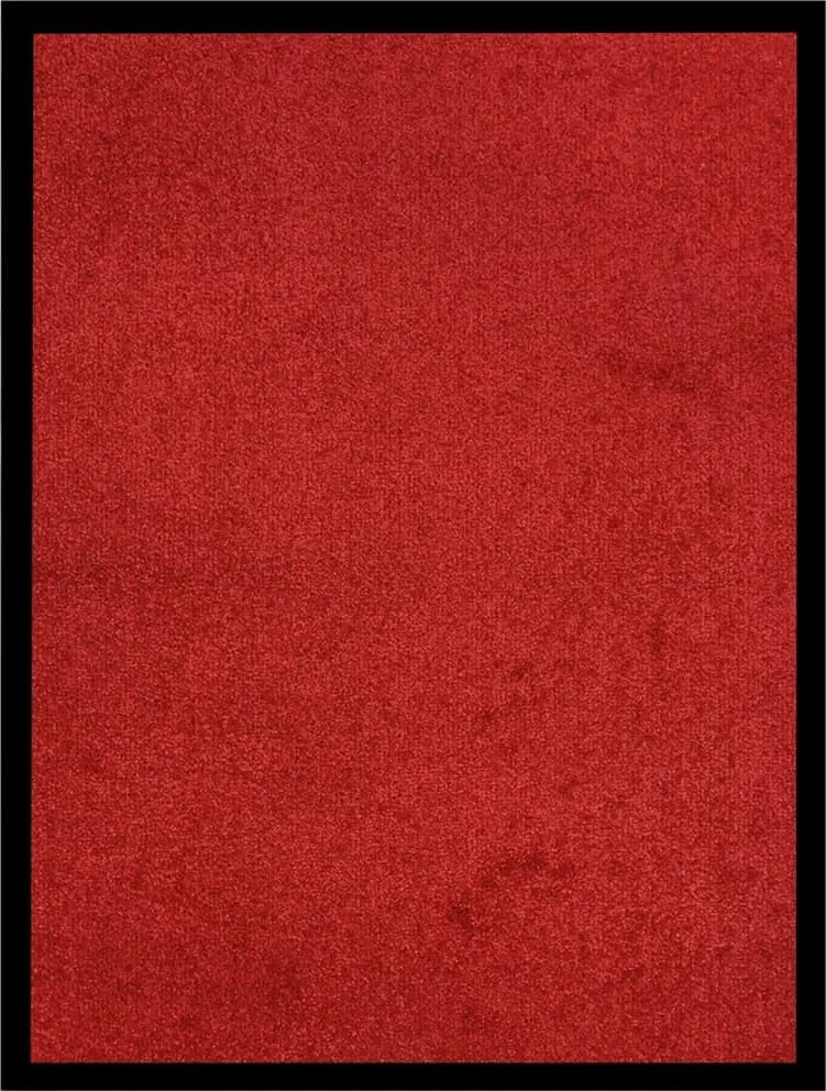 vidaXL Covoraș intrare, roșu, 60x80 cm