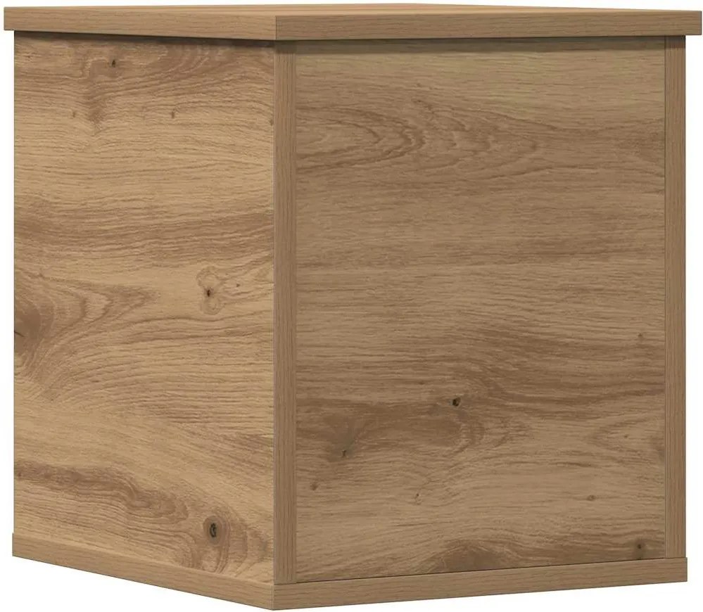 vidaXL Cutie de depozitare Stejar Artizanal 30 x 35 x 35 cm