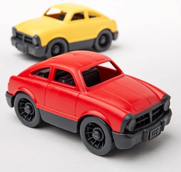 Feribot cu mașini Green Toys alb/albastru