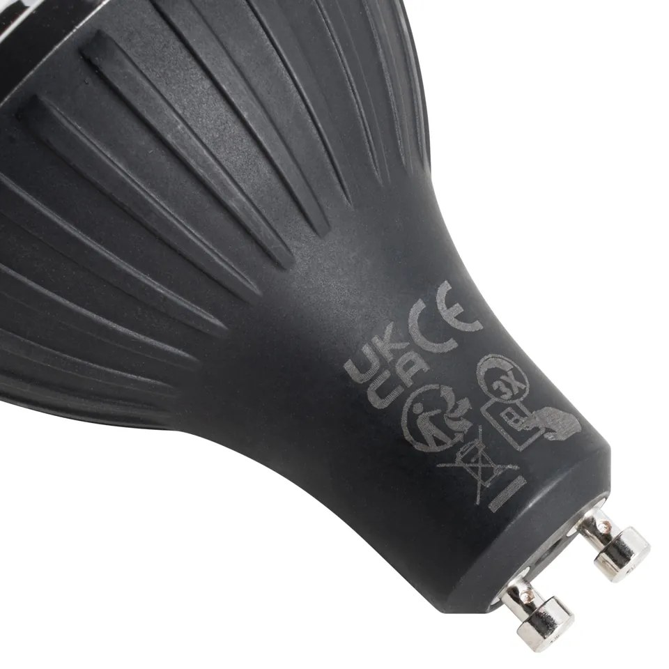 Set de 5 becuri LED GU10 cu 3 trepte de intensitate luminoasă, 70 mm, 6,5 W, 600 LM, 3000 K