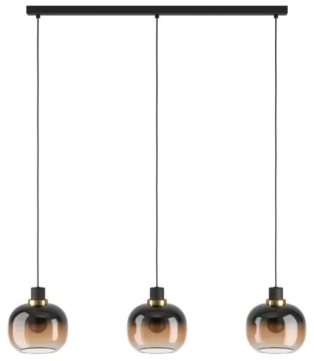 Lustră pe cablu OILELLA 3xE27/40W/230V maro Eglo 99615