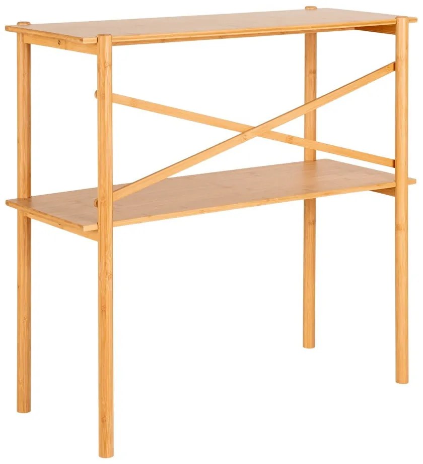 Masă consolă în culoare naturală din bambus 32x83 cm Manaus – House Nordic