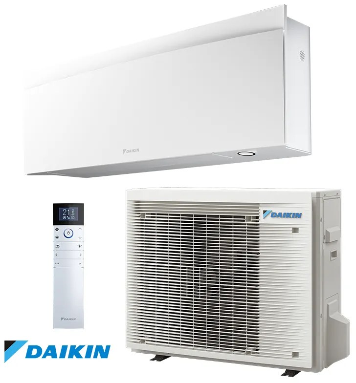 Aparat de aer conditionat inverter Daikin Emura 3 FTXJ50AW + RXJ50A, 18000 BTU, 36 m², A++, Wi-Fi, R-32, Alb