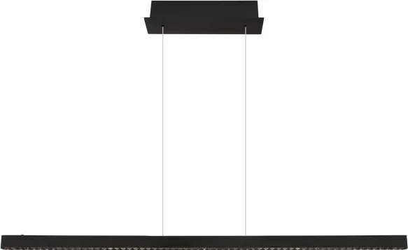 Globo 17013HB - Lustră LED dimmabilă pe cablu DENTSY LED/43W/230V 4000K neagră