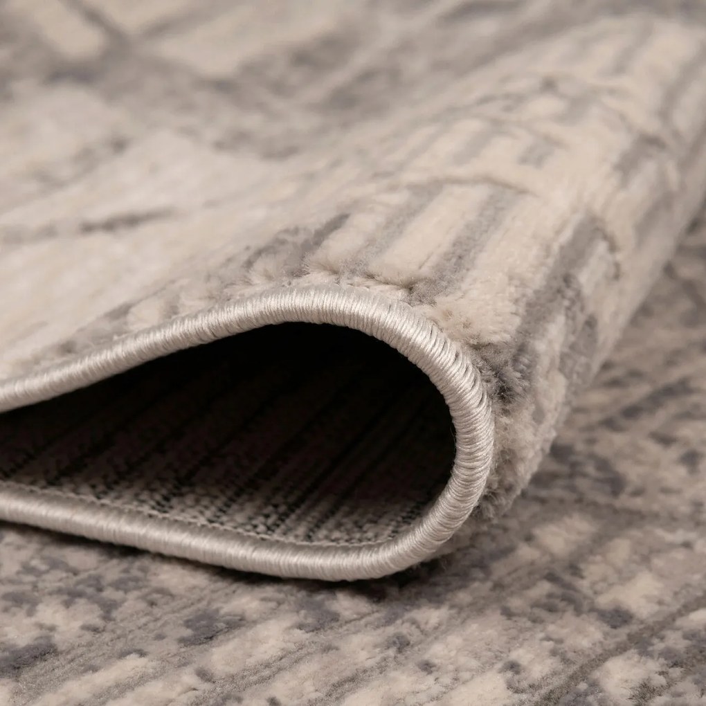 Covor, Motto 4482, 160x230 cm, Gri / Bej / Maro