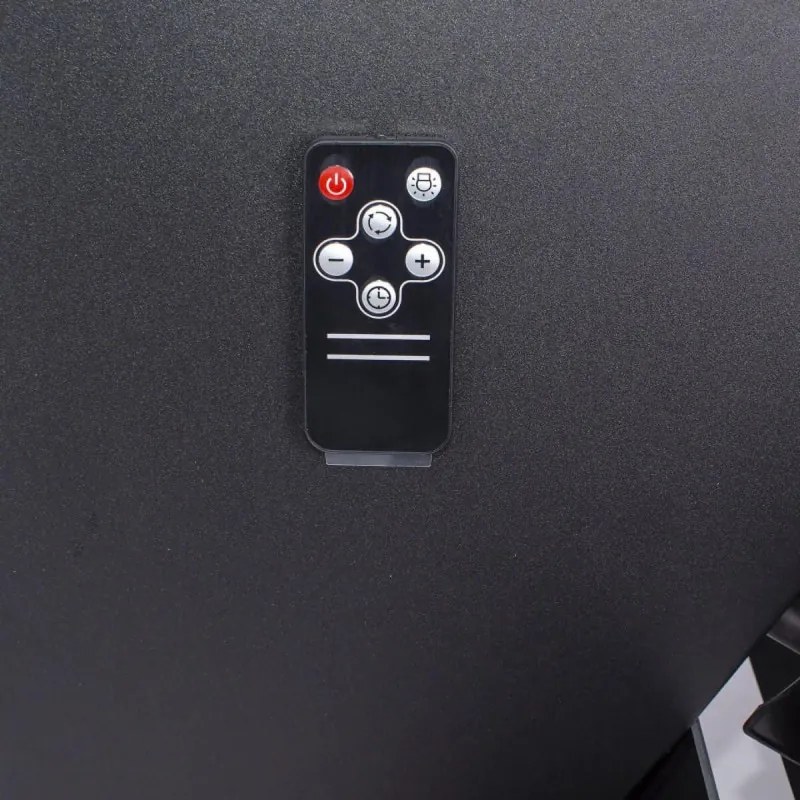 Hota decorativa Kumtel DA6-835-A0A, 450 m³/h, 3 viteze, LED, Filtru din aluminiu, Panou din sticla, Negru