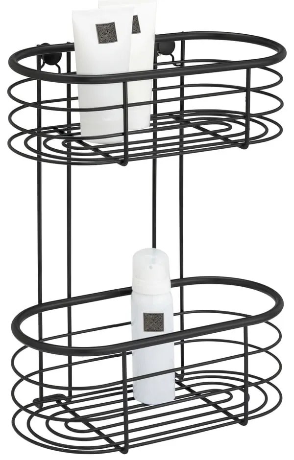 Raft de duș Wenko Trestina, 26 x 35 cm, negru