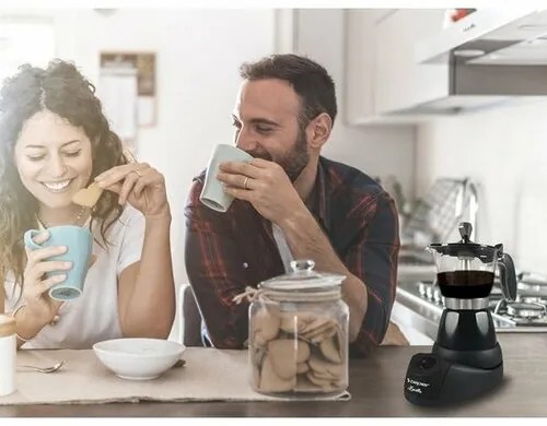 Beper BC040N aparat electric de cafea Moka pentru3 cești