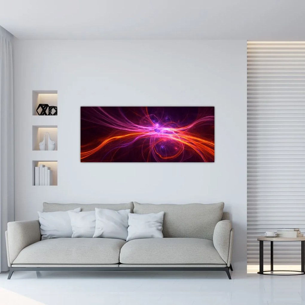 Tablou cu abstracțiune modernă (120x50 cm)