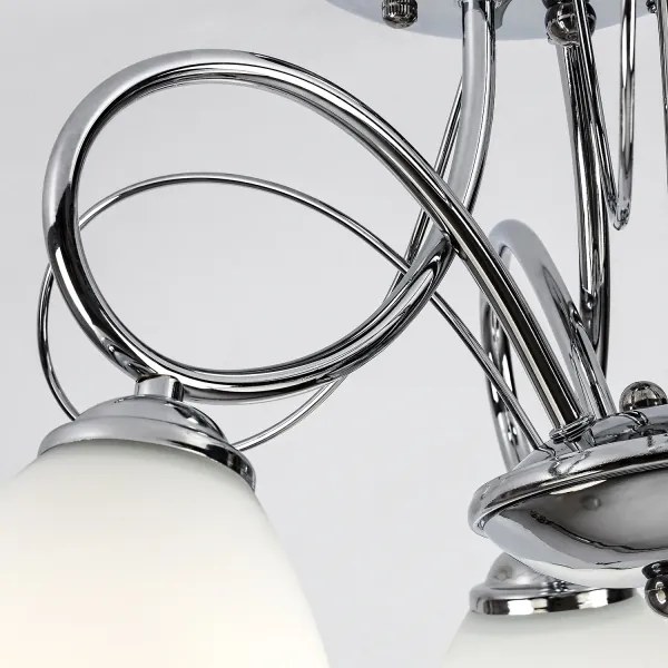 Brilagi - Lustră aplicată FRED 3xE27/60W/230V, Ø 59 cm, crom lucios