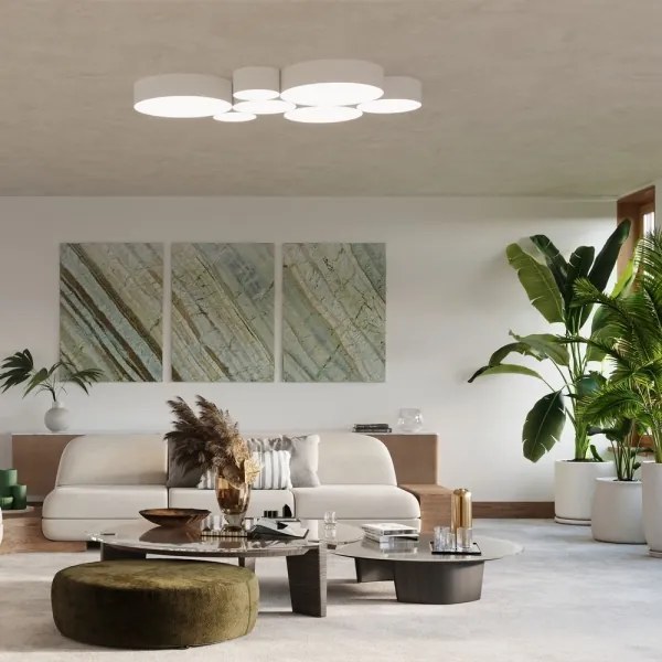 Plafonieră ARENA 4xE27/60W/230V albă