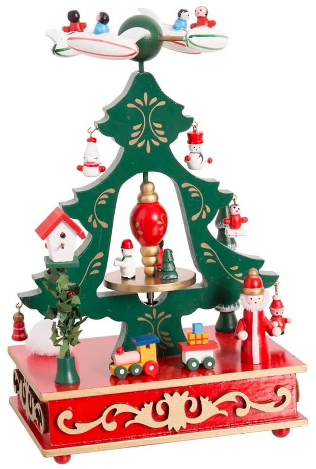 Figurină muzicală din lemn (înălțime 24 cm) Christmas Tree – Casa Selección