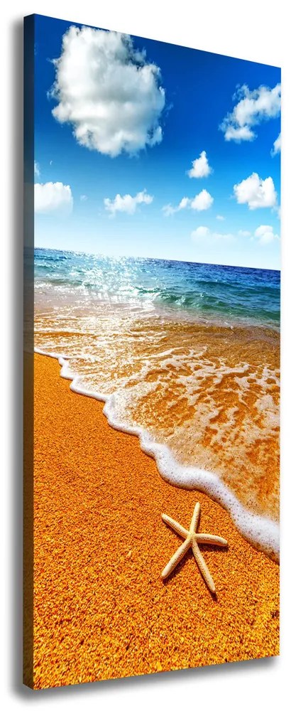 Imprimare tablou canvas Starfish pe plajă