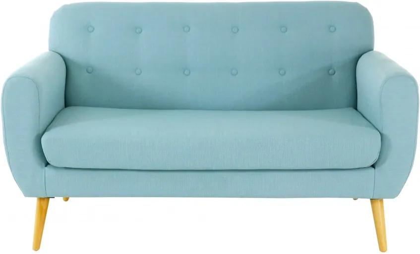Canapea albastra 140 cm Stockholm Zago