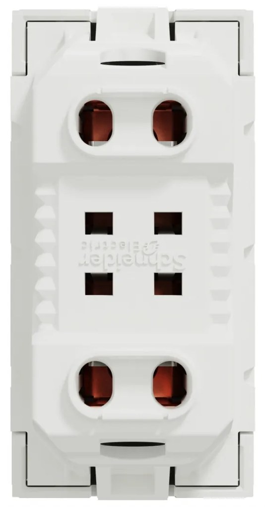 Priza simpla, 1 modul, 10A, alba, Schneider Noua Unica