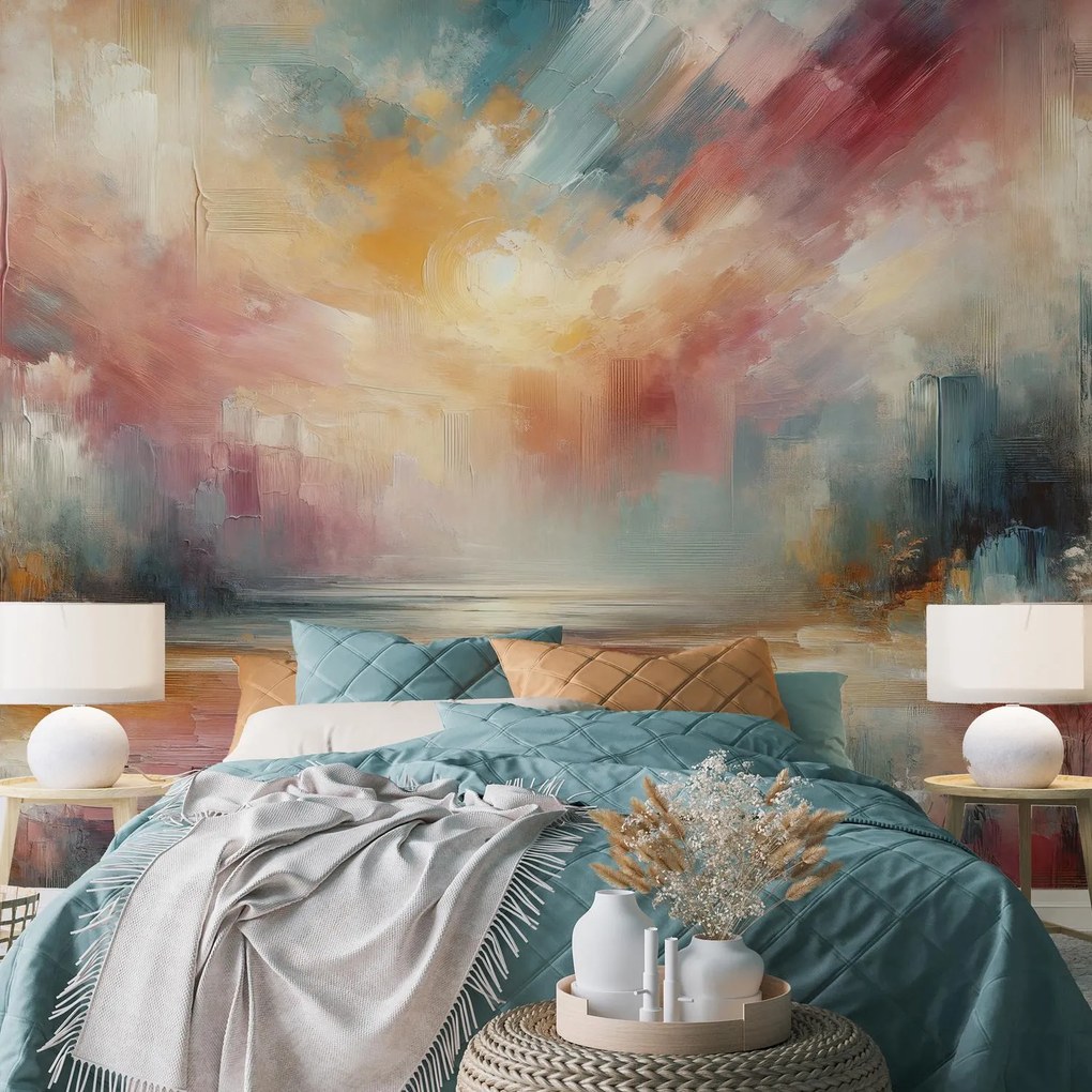 Fototapet - Apus de soare abstract (147x102 cm)