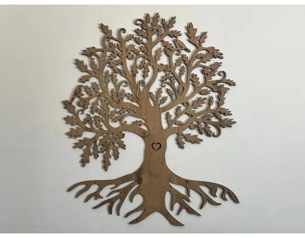 Li-Go 5732/DUB/S2 - Decorațiune LED de perete/10W/5V 20000 mAh 68x80 cm stejar