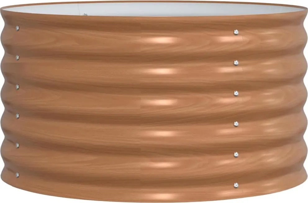 vidaXL Pat ridicat Maro 80 x 80 x 44 cm Oțel