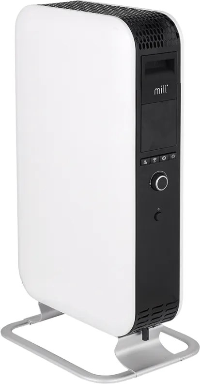 Radiator pe ulei Mill Gentle Air WiFi OIL1500WIFI3, 1500W, 5-35°C, tehnologie Mill Heat, Afisaj LED, Wi-Fi, Bluetooth, Alb