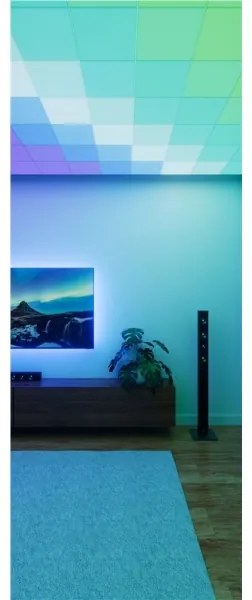 Nanoleaf NF083E00-1SL - Set 3x becuri LED RGBW dimerizabile, 18W, 230V, 2700-6500K, Wi-Fi