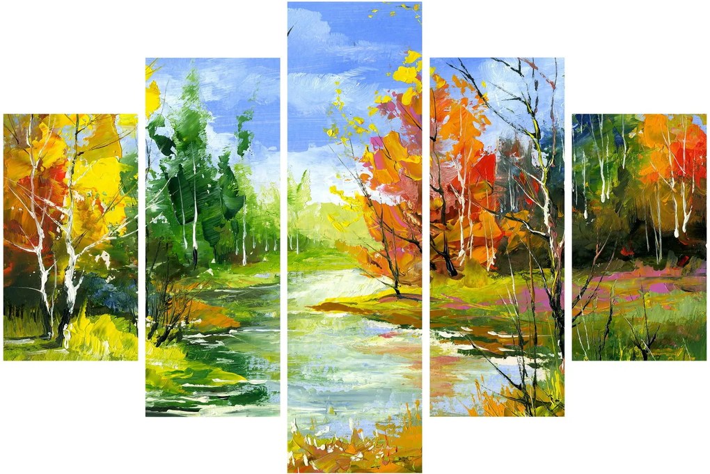 Tablou - Peisaj - pictură (150x105 cm)