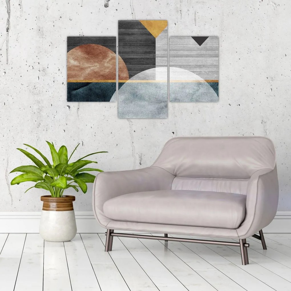 Tablou - Forme și texturi (90x60 cm)