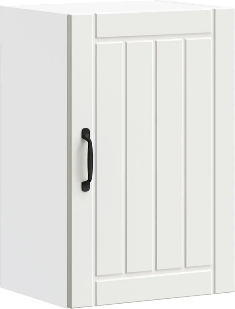 vidaXL Dulap de bucătărie „Lucca” lemn prelucrat alb