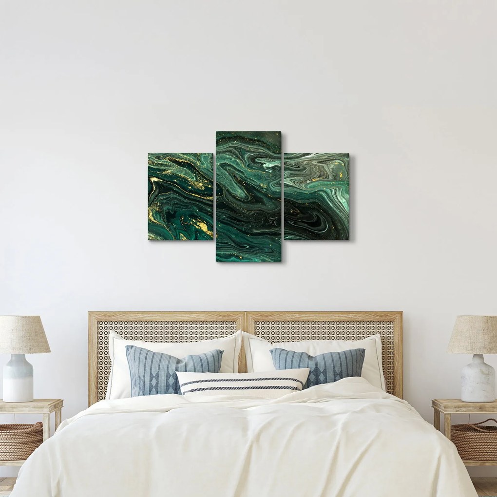 Tablou - Marmură verde (90x60 cm)