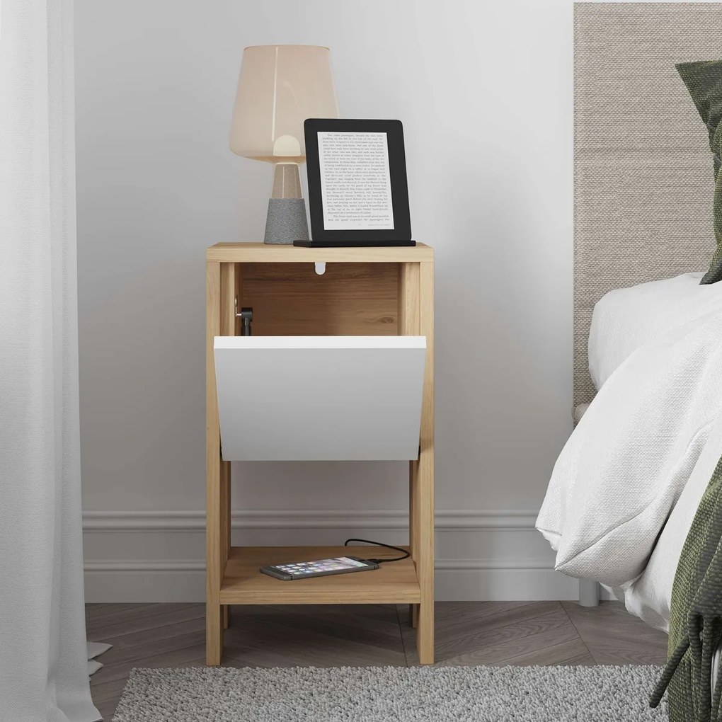 Măsuță de noptieră Ema Sapphire Oak