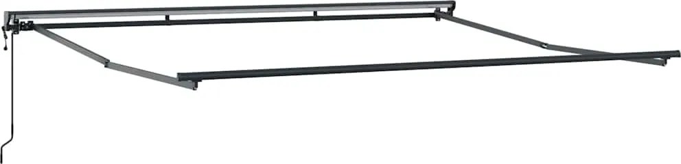 vidaXL Cadru de copertină Ajustabil Antracit 4 × 3 m Oțel