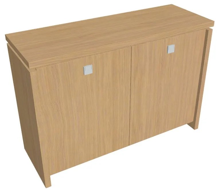 Dulap mic Verno 128 x 46 x 90 cm, stejar deschis