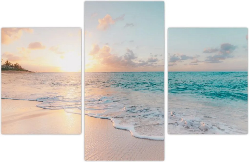 Tablou - Plaja de vis (90x60 cm)