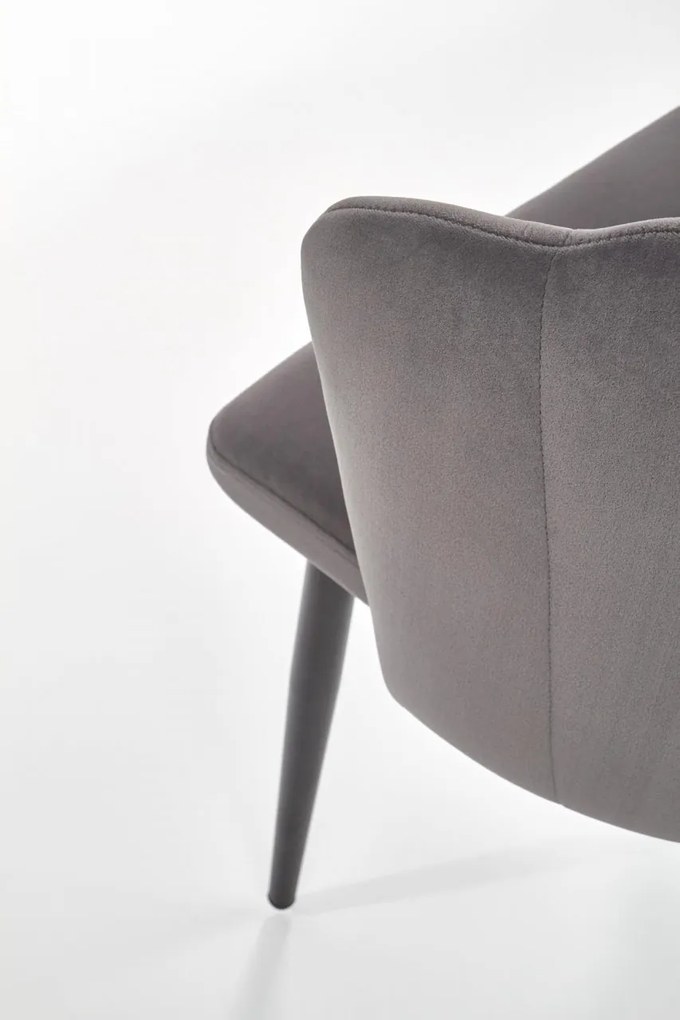 Scaun K386 velvet gri