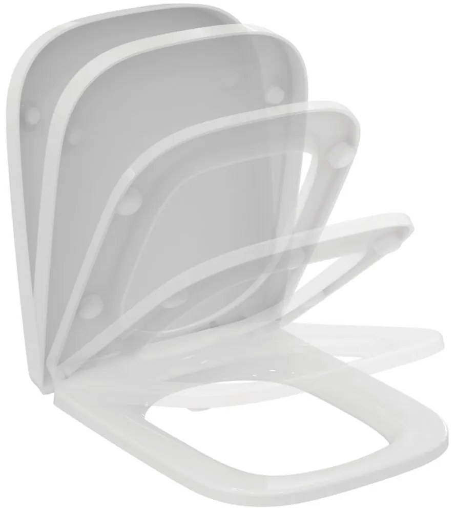 Capac WC, Softclose, alb