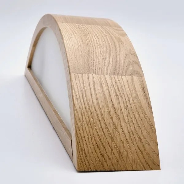 Brilagi - Aplica de perete LED RGBW reglabilă CARVALHO 1xE27/15W/230V Wi-Fi, stejar