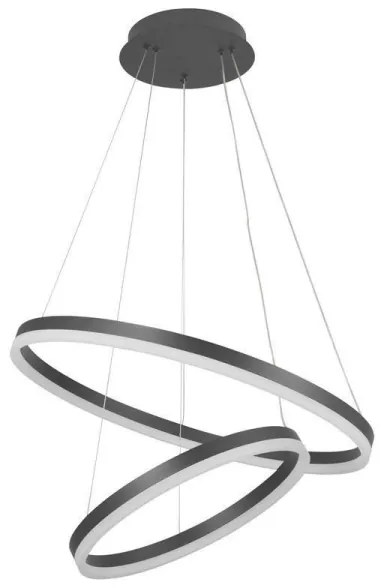 Lustră LED dimabilă pe cablu LED/70W/230V 3000-6500K + telecomandă