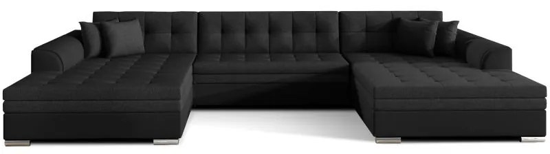 Colțar Vento 355cm negru