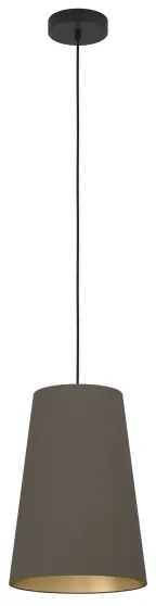 Lustră pe cablu Eglo 390195 PETROSA 1xE27/40W/230V maro