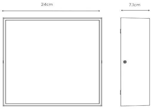 Plafonieră LED pentru baie Lucide 27816/10/29 ROXANE LED/12W/230V IP54