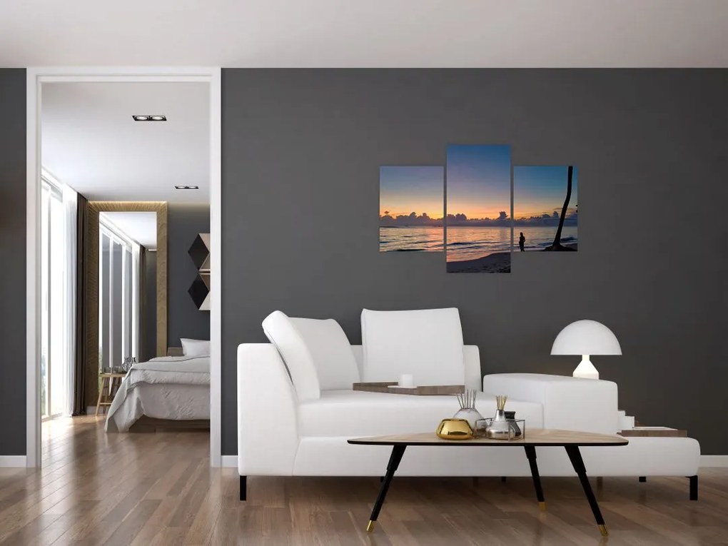 Tablou femeii pe plajă (90x60 cm)