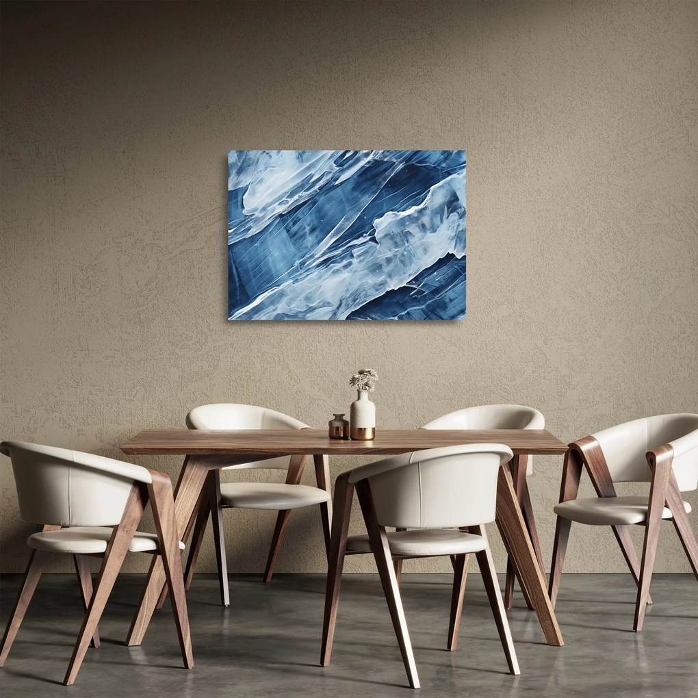 Tablou pe sticlă - Detaliu de pictură (70x50 cm)