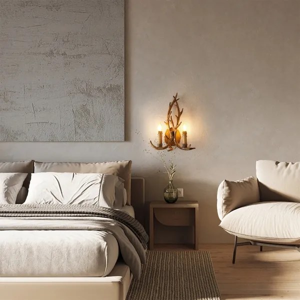 Brilagi - Aplică de perete DEER 2xE14/10W/230V