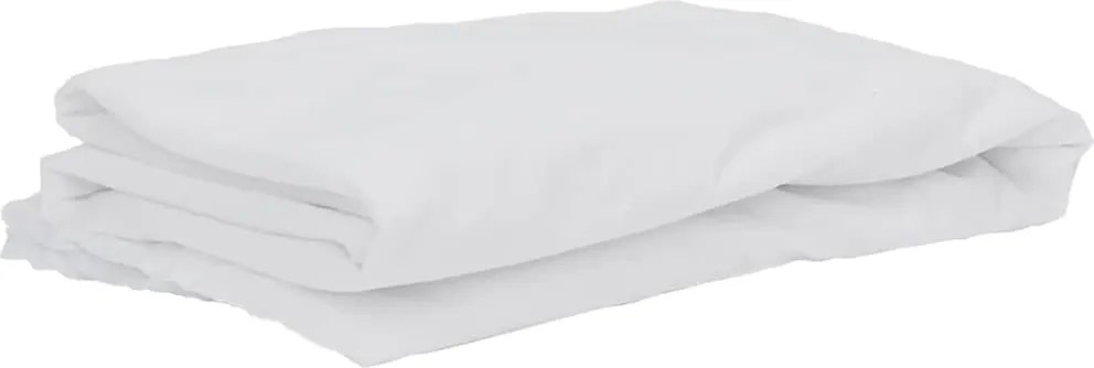vidaXL Protecție de saltea, alb, 100x220 cm, impermeabilă