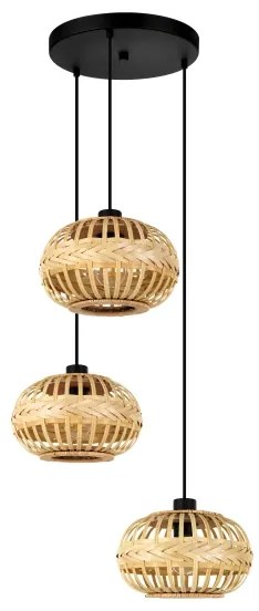Lustră pe cablu Eglo 43864 AMSFIELD 3xE27/40W/230V d. 48 cm